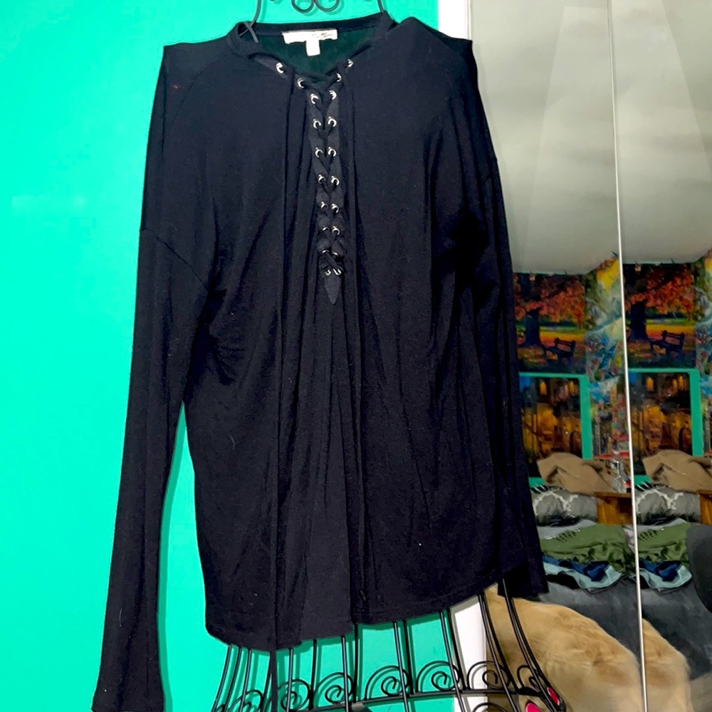 Black long sleeve shirt